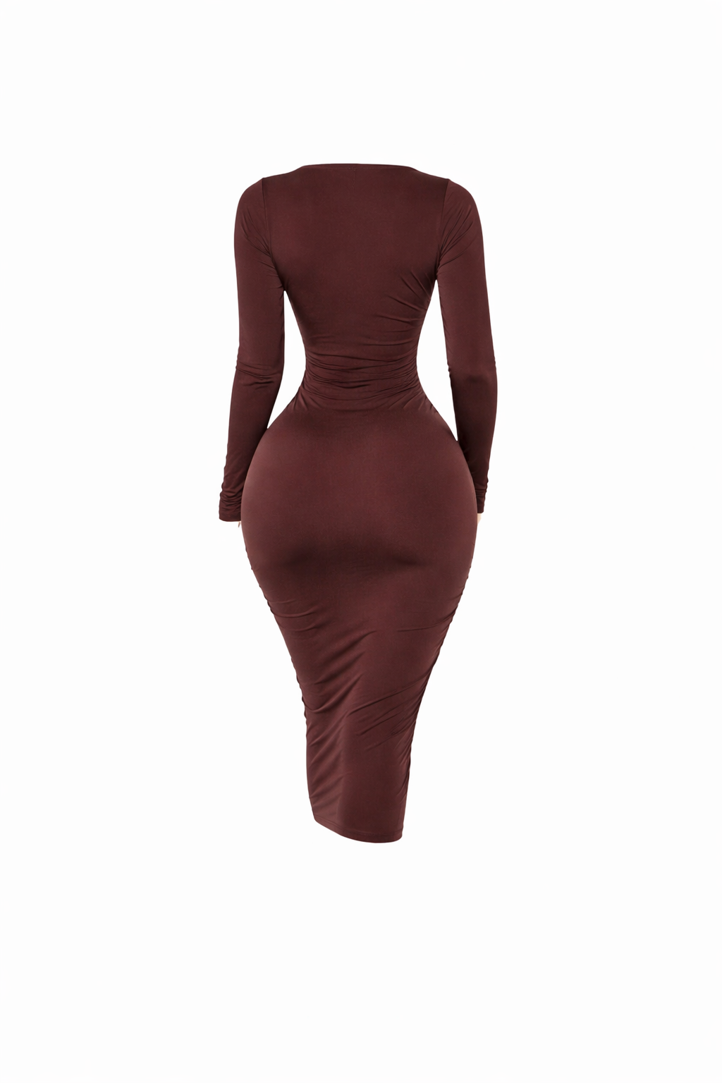 Vestido cuello caido
